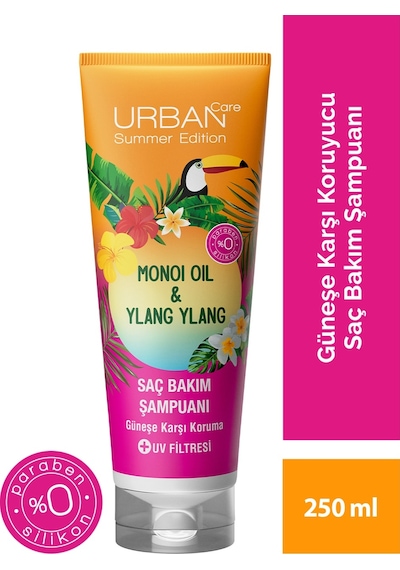 Urban Care Monoi Oil & Ylang Ylang Güneş Sonrası Koruyucu Şampuan 250 ML