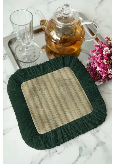 Kraliyet Zarafeti Çizgili Saçaklı Sunum Peçetesi-retro Avangart Yeşil Çizgili Bardak Altlığı Mendil Doygun Dumanlı Mavi Kraliyet Zarafeti Çizgili Saçaklı Sunum Peçetesi-retro Avangart Yeşil Çizgili Bardak Altlığı Mendil Doygun Dumanlı Mavi