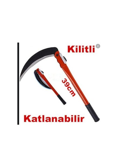 Bağ Bahçe Ağaç Dal Çalı Ot Kesme Seti Katlanır Tırpan Orak Lazer