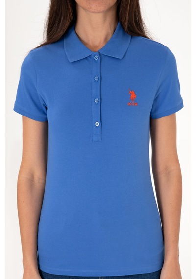 U.S. Polo Assn. Kadın İndigo Basic Tişört 50300896-VR028