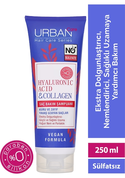 Urban Care Hyaluronic Acid & Collagen Saç Bakım Şampuanı