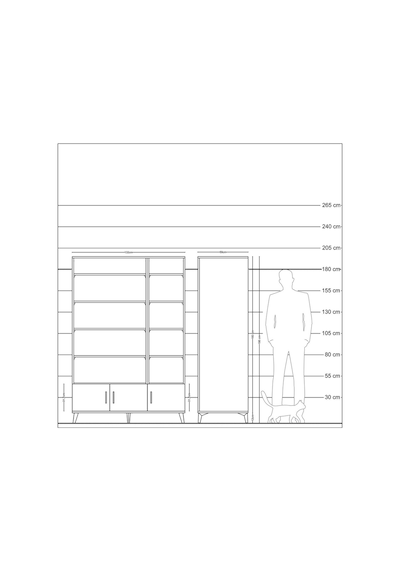Kronos Dolap 10 Raflı 3 Kapaklı 132x59x195 Antrasit-antrasit/çam Antrasıt/atlas Çam Kronos Dolap 10 Raflı 3 Kapaklı 132x59x195 Antrasit-antrasit/çam Antrasıt/atlas Çam