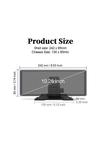 Car Smart Screen 10.2 İnç Carplay Ios Android 4k Ultra Hd Ön Arka Kamera Bluetooth Türkçe