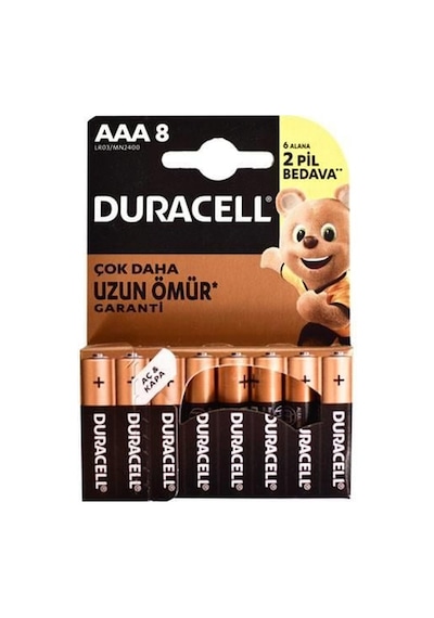 8li Aaa İnce Kalem Pil