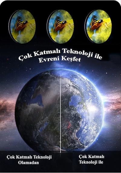 DailyTech F30070 Profesyonel Yüksek Çözünürlüklü Teleskop