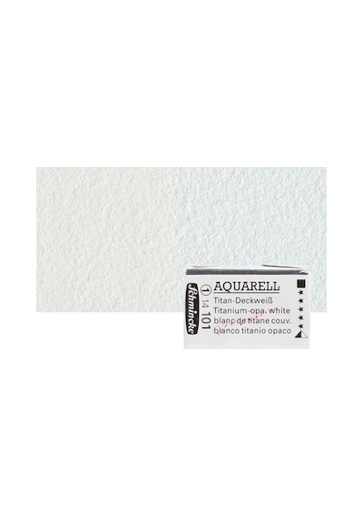 Schmincke Horadam Aquarell 1/1 Tablet 101 Titanium Op. White S1