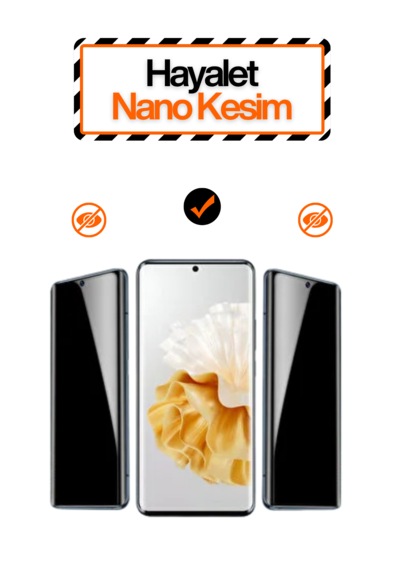 Xiaomi Redmi Note 15 Se Uyumlu Hayalet Nano Ekran Koruyucu 30 Gizlilik, Kenarsız Tam Şeffaf, Kırılmaz Esnek Polymer Yapı