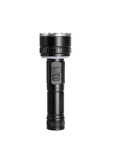 50w 5000 Lümen Şarjlı Alüminyum El Feneri Tripod Ayaklı Kamp Aydınlatması 3 Renk Siyah