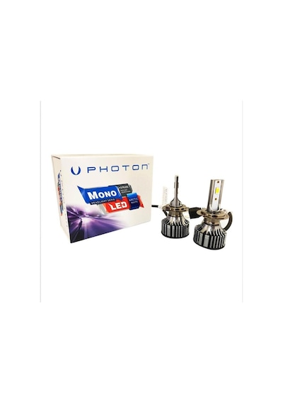 Ahmet Otomotiv Photon Mono Led H7 12v Headlıght Set