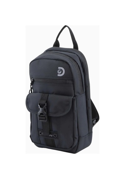 Discovery Shield Rfıd Korumalı Sürdürülebilir Sling Sırt Çantası Siyah 1