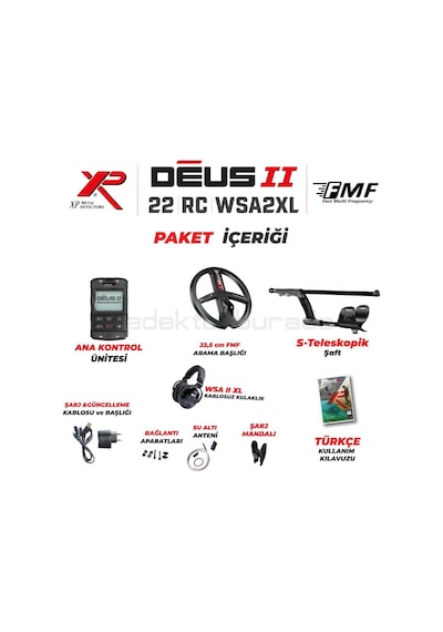 Deus 2 22,5cm Fmf Başlık,ana Kontrol Ünitesi,wsa2xl Kulaklık