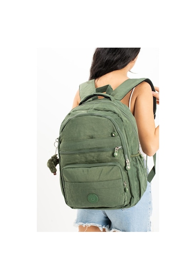 Ultra Hafif Çok Cepli Orta Boy Sırt Çantası Unisex Yeşil Model: 571-3e - Yeşil