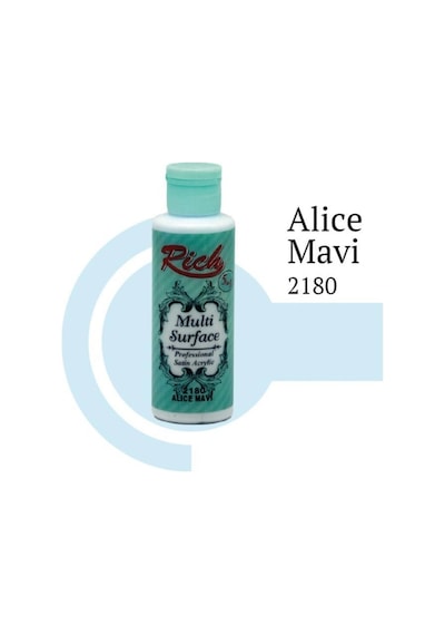 Mey İthalat Rich Multi Surface 2180 Alice Mavi Akrilik Boya 120 Cc