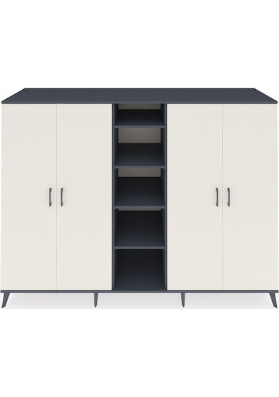 Kronos Dolap 12 Raflı 4 Kapaklı 220x59x163 Antrasit-aytaşı/antrasit Aytası/antrasıt - Antrasıt Kronos Dolap 12 Raflı 4 Kapaklı 220x59x163 Antrasit-aytaşı/antrasit Aytası/antrasıt - Antrasıt