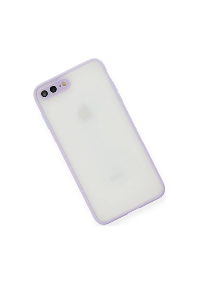 Apple Uyumlu iPhone 7 Plus Kılıf Montreal Silikon Kapak Mor,