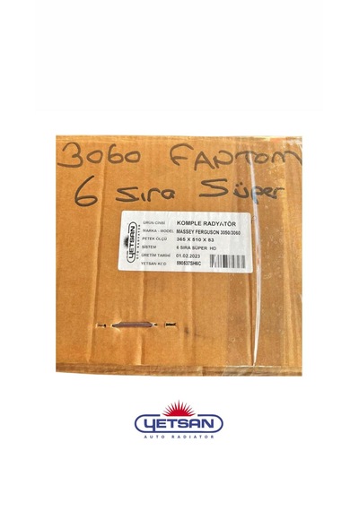 Massey Ferguson 3050-3060 6 Sıra Süper Radyatör Yetsan Marka