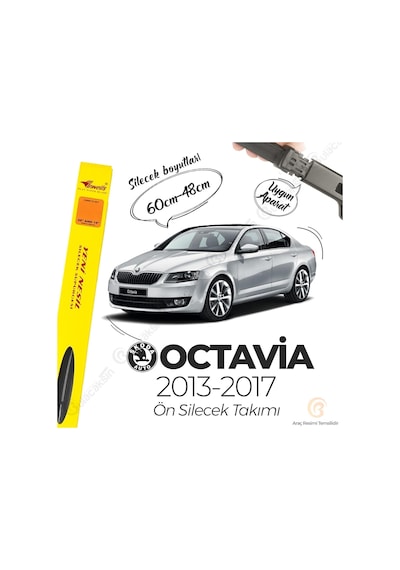 Skoda Octavia Muz Silecek Takımı 2013-2017 İnwells N11.2649