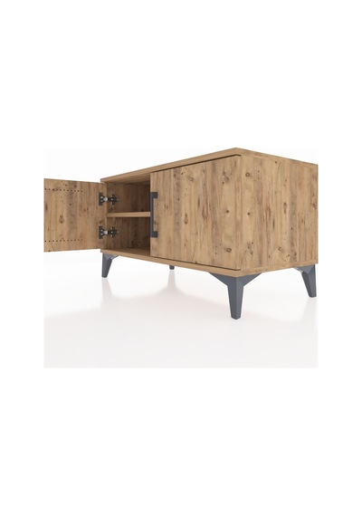 Hyperion Şifonyer Tek Raflı 2 Kapaklı 88x44x48 Çam-çam Çam