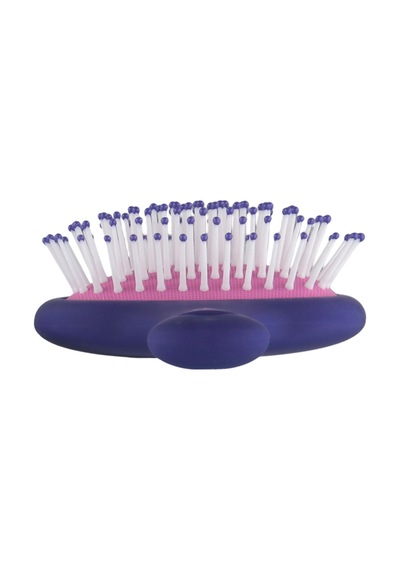 Beauty Kids Kitty Puf Açma Tarama Saç Fırçası Mor