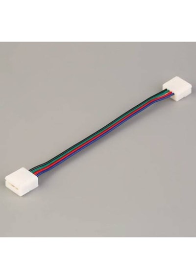 2 Adet 10 Cm Rgb Şerit Led Ekleme Aparat Kablolu 4 Pin Birleştirme Rgb Şerit Ledler İçin