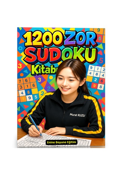 Zor Sudoku Kitabı 1200 Sudoku Ansiklopedik Boy