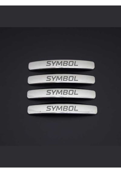 Renault Symbol Krom Kapı Kolu 2009-2013 Arası Paslanmaz Çelik Yazılı
