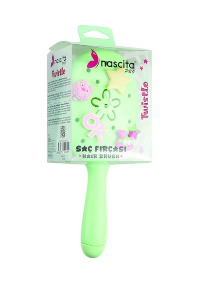 Nascita Twistlo Yeşil Saç Fırçası - 59
