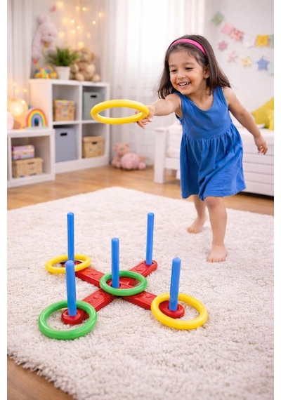 Zuzu Quoits Game Halka Atma Oyunu Eğitici Ve Eğlenceli Çocuk Oyuncağı