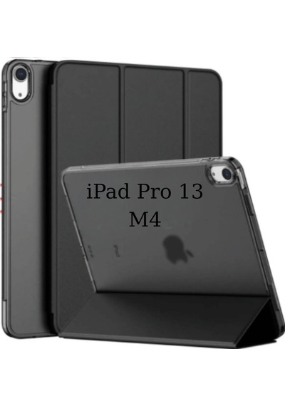 Fuchsia Apple iPad Pro 13 2022 M4 Çip İle Uyumlu Kalemlikli Standlı Katlanabilir Smart Cover Tablet Kılıfı Kapaklı Kılıf
