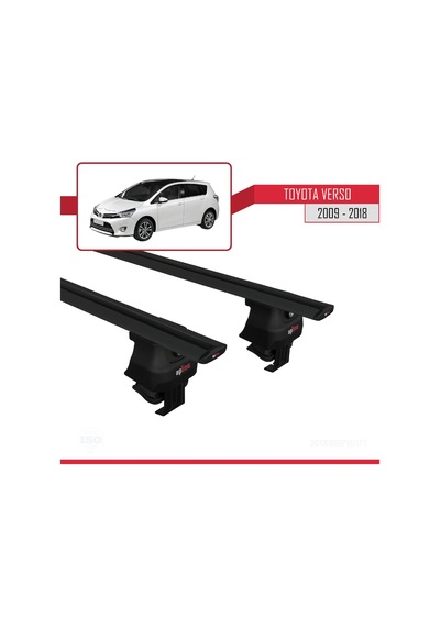 Toyota Verso 2009-2018 Arası İle Uyumlu Ace-4 Ara Atkı Tavan Barı Siyah