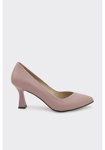 Derinet Hakiki Deri Kadın Stiletto Lila LİLA