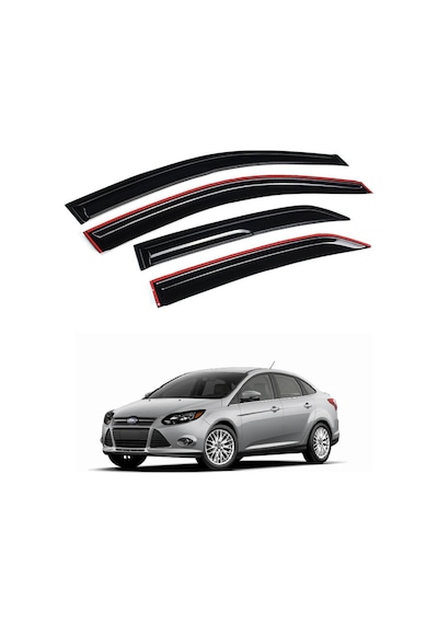 Ford Focus 3 Mugen Tip Cam Rüzgarlığı