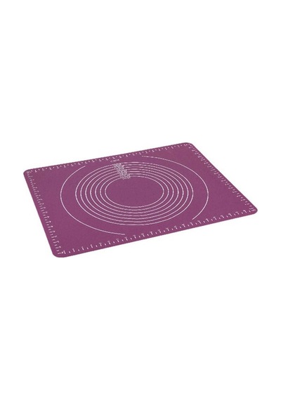 Mor Silikon Hamur Açma Matı 45x65 Cm Ölçülü Kaymaz Yapışmaz Profesyonel Yoğurma Matı