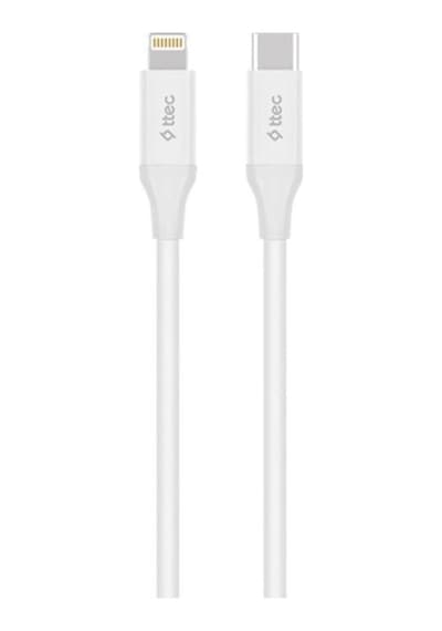 Ttec Type-C Lightning Hızlı Şarj Kablosu 150 cm Beyaz 2DK40B