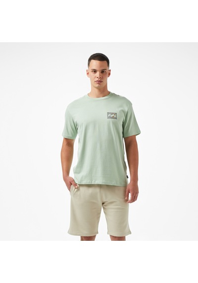 Billabong Twin Peaks Regular Erkek Yeşil T-shirt 24a351528 Krem