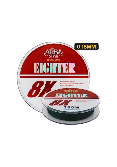 Albastar Eighter 8x 250mt İp Misina 0.18mm