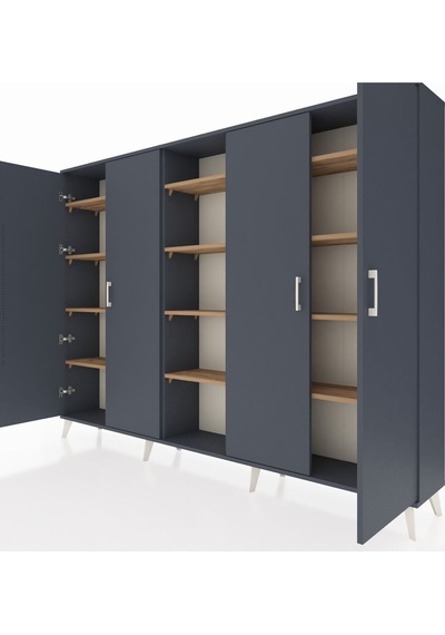 Arges Dolap 12 Raflı 4 Kapaklı 220x30x163 Antrasit-antrasit/çam Antrasıt/atlas Çam - Antrasıt Arges Dolap 12 Raflı 4 Kapaklı 220x30x163 Antrasit-antrasit/çam Antrasıt/atlas Çam - Antrasıt