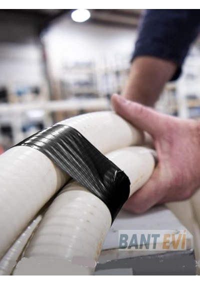 Tamir Bandı Siyah 5cmx5mt Lif Takviyeli Genel Amaçlı Güçlü Tamir Bantı