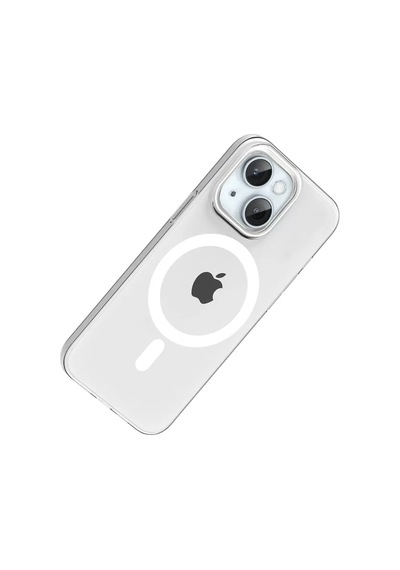 Joko Apple iPhone Uyumlu  14 Uyumlu Pc Blank Magsafe Kapak - Şeffaf