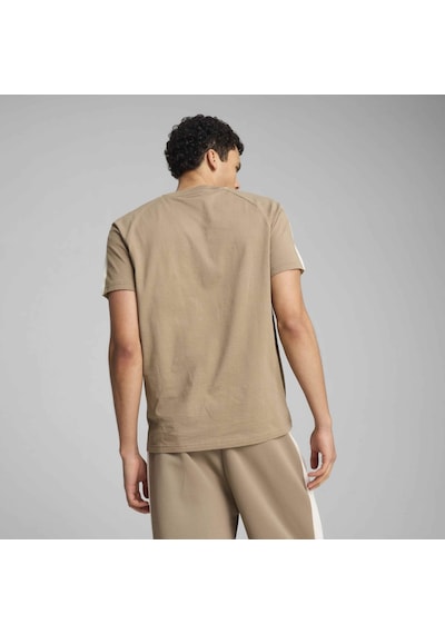 Puma T7 Erkek Kahverengi Yuvarlak Yaka Tişört Kahverengi