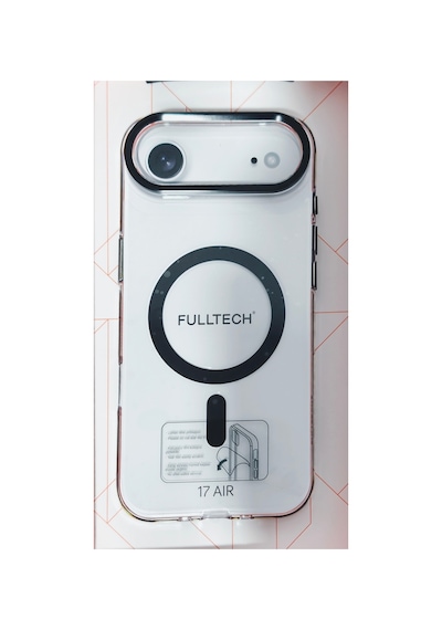 Apple iPhone 17 Air Uyumlu Ftpc3 Magsafe Şarjlı Şeffaf Kılıf - Siyah