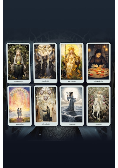 Mistik Cadı Tarot, 78 Kart Ve Rehber Kitap