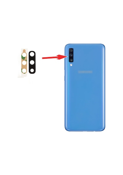 Samsung Uyumlu Galaxy A50 A70 Kamera Lens Kapak