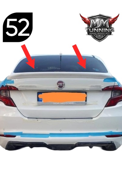 Mm Tunning Fiat Egea Bagaj Üstü Spoiler