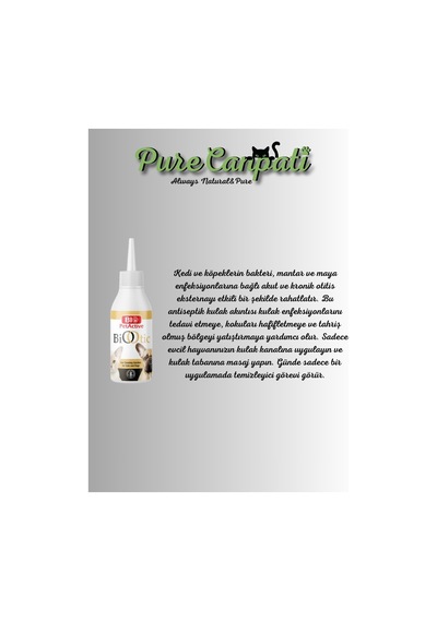 Purecanpati Kedi ve Köpek Bakım Seti Pati Göz Kulak Ağız Bakım
