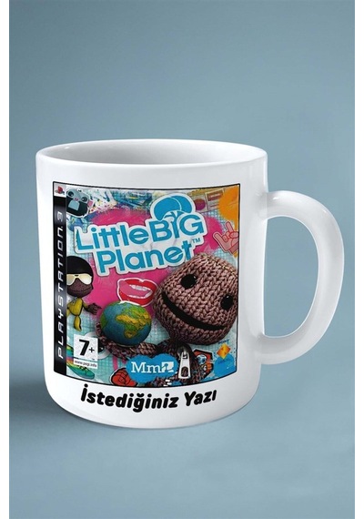 Little Big Planet Oyun Baskılı Kupa Bardak Çift Taraflı Baskı Kişiye Özel Model 1 Çok Renkli