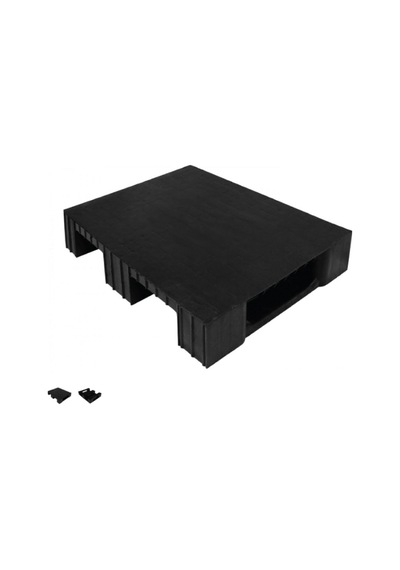 60 X 80 X 15 Cm Siyah Üzeri Kapalı Plastik Palet - Parti No: 1