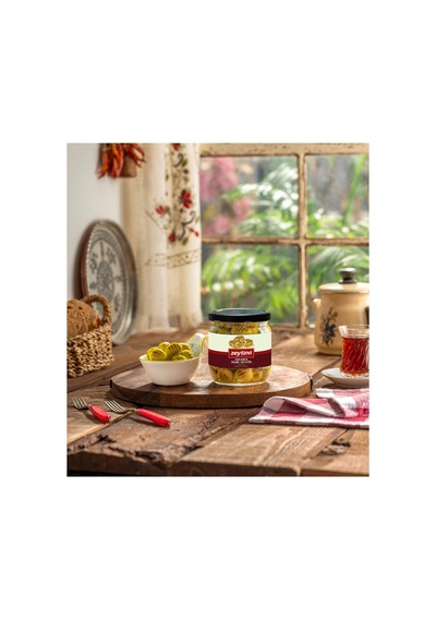 Izgara Yeşil Zeytin 200 Gr Cam Kavanoz