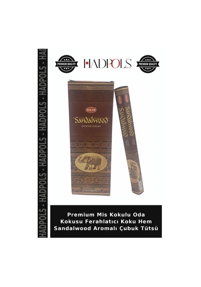 Premium Mis Kokulu Oda Kokusu Ferahlatıcı Koku Hem Sandalwood Aromalı Çubuk Tütsü Diğer
