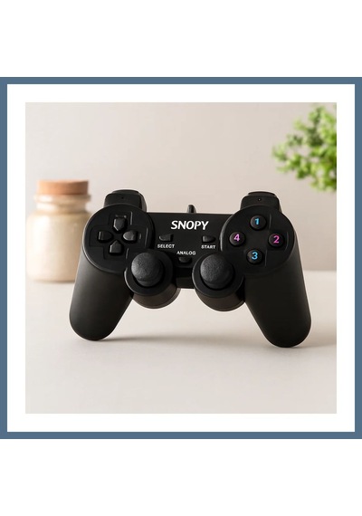 Buradabulabilirsin Ps3 Kablolu Titreşimli Analog Oyun Kolu Usb, 15 Tuş Bbz